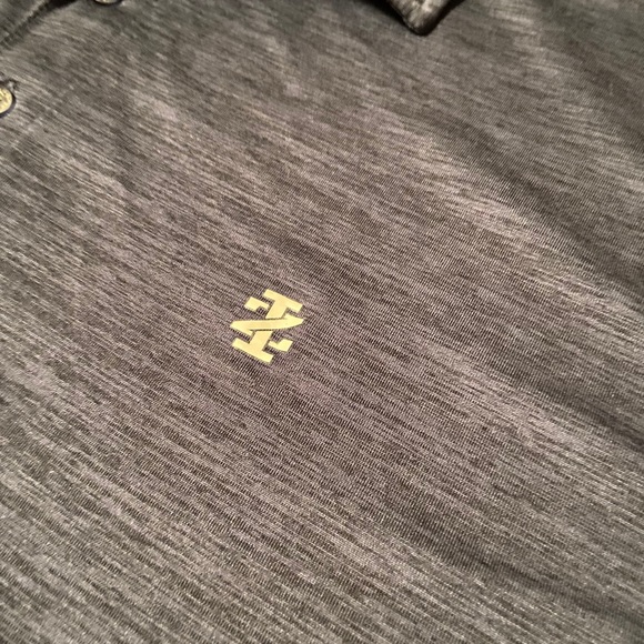 IZOD Heather Navy Golf Polo 4XL - Picture 3 of 4